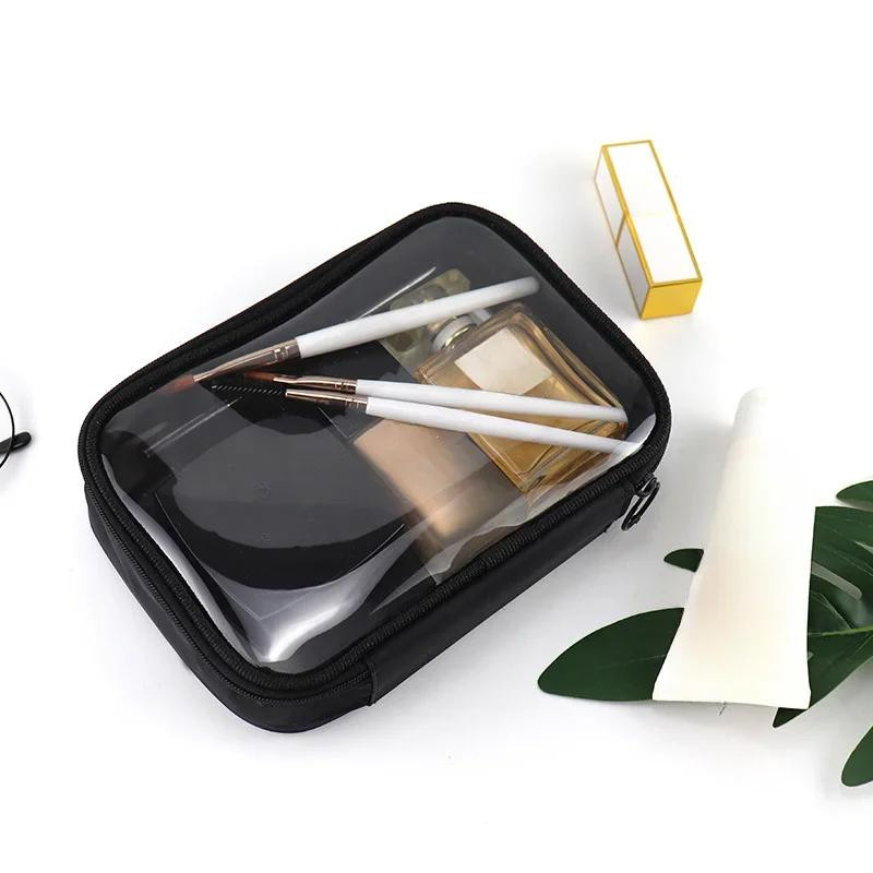 Wasserdichte und transparente Reise-Kosmetiktasche als Organizer für Damen und Herren - Bild 2
