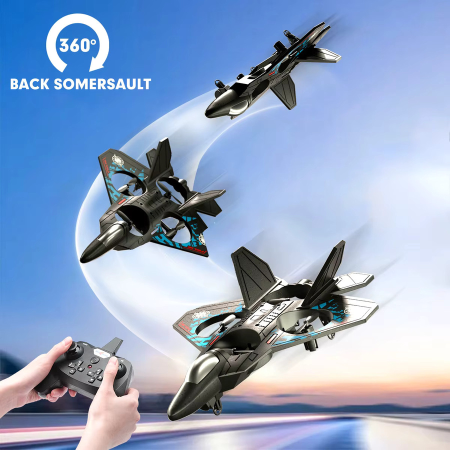 ANTSIR RC Flugzeug, Schaum Stunt RC Segelflugzeug, mit LED Lichter - Bild 4