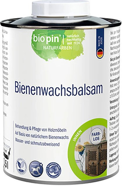 Biopin Bienenwachsbalsam natürlich transparent 500 ml - Bild 1
