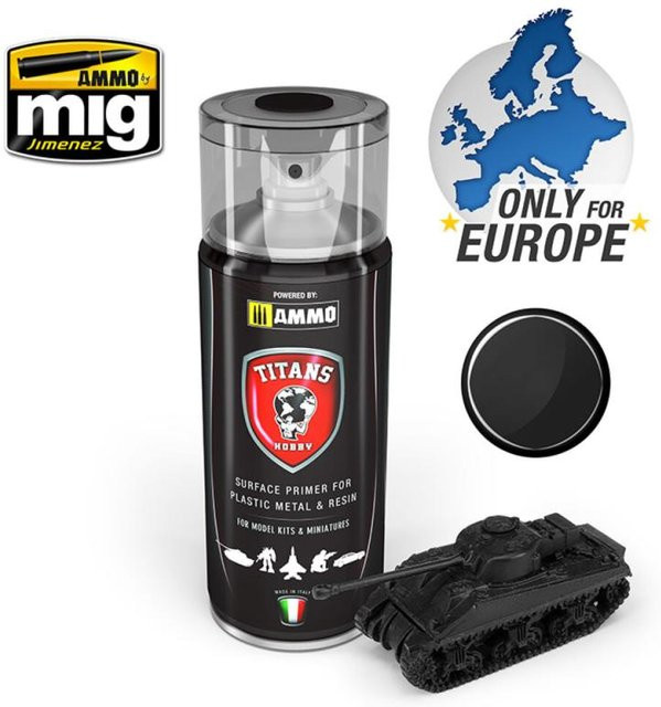 AMMO by MIG Jimenez Black Matt Primer, Schwarz - Bild 1