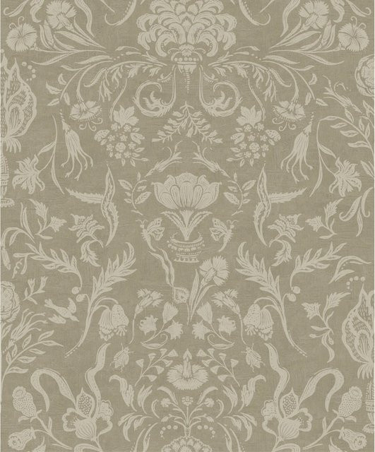 LOOKS by Wolfgang Joop Vliestapete Majestic Damask in Braun mit floralem Muster und FSC-Zertifizierung - Bild 1