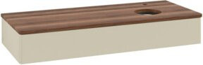 V&B Waschtischunterschrank Antao mit Beleuchtung, Farbe: Weiss, B/T/H: 120 x 50 x 19 cm - Bild 1