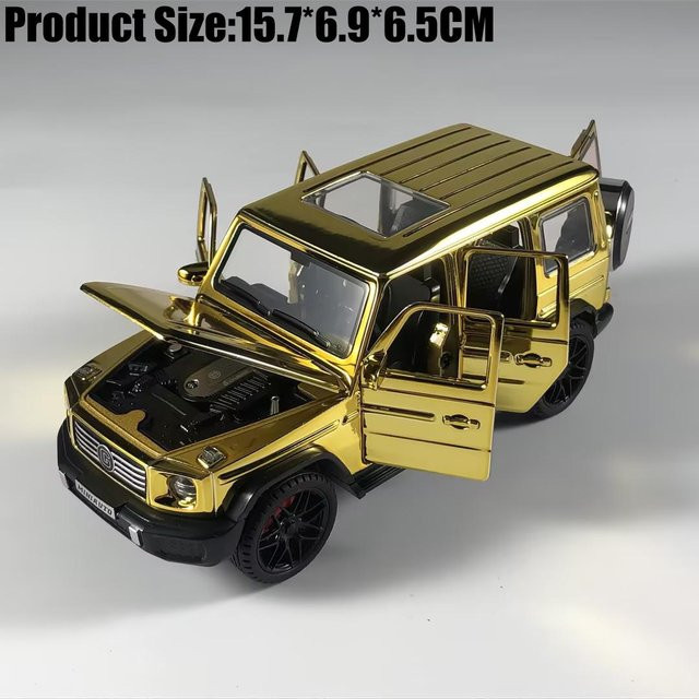 Linyi toy car Mercedes Benz G500 G800 Geländewagen, Modellauto, 1:32, Metall, ab 14 Jahren - Bild 1