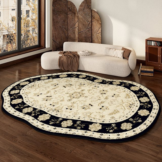 VIKAMA Retro Teppich für Wohnzimmer und Schlafzimmer in Luxus-Design - Bild 1