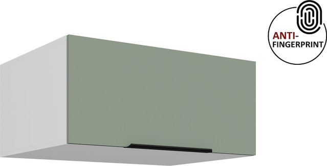 Küchen Aufsatzschrank ARIA in Aquamarin matt mit Anti-Fingerprint-Beschichtung, Breite: 80 cm - Bild 1