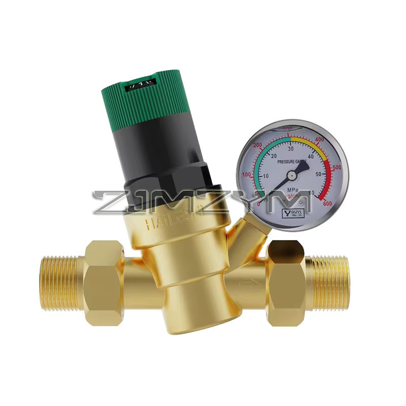 ZJMZYM Druckminderventil für Leitungswasser in Gold als Drehventil und Wasserdruckregelventil für Wohnmobile - Bild 3
