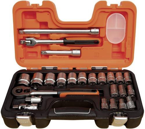 Bahco Steckschlüsselsatz 24-teilig S240 1/2 Zoll in Silber - Bild 1