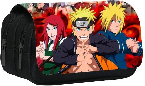 Helenal Anime Federmäppchen Naruto Uzumaki Uchiha Itachi Motiv Mehrfarbig - Bild 1