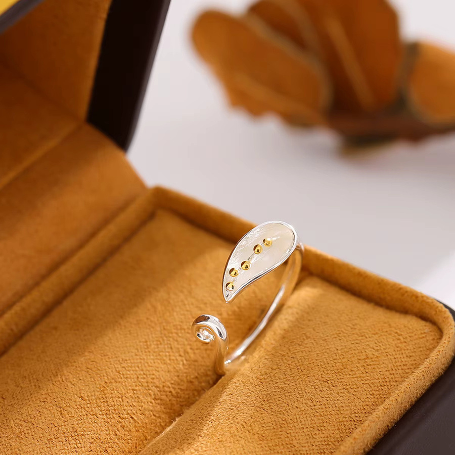 GaGa-Duck Ring, 925 Silber, Ethnisch, Blumen, Damen - Bild 3