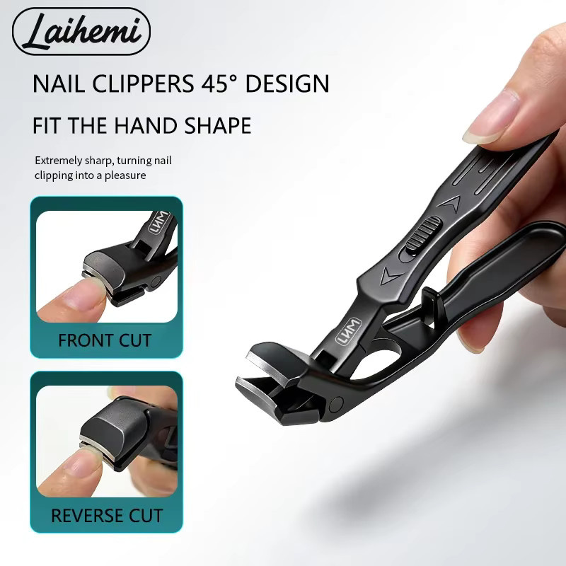Laihemi Nagelknipser mit Lederetui, Unisex - Bild 3