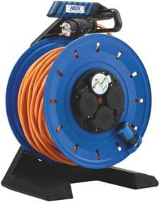 HEDI Kabeltrommel Vollkunststoff G7 Typ 50B in Blau - Bild 1