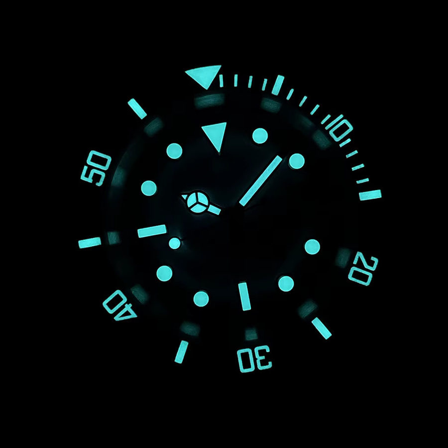 STEELDIVE Taucheruhr, Edelstahl, Automatik, lila Zifferblatt, Herren - Bild 2