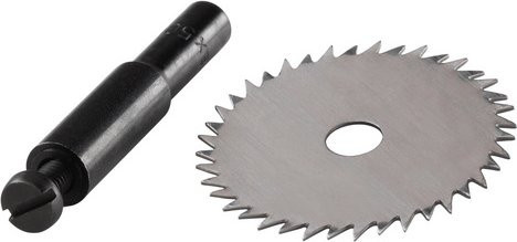 Wolfcraft Schlitzsäge aus Werkzeugstahl in Silber mit einem Durchmesser von 45 mm für Holz - Bild 1