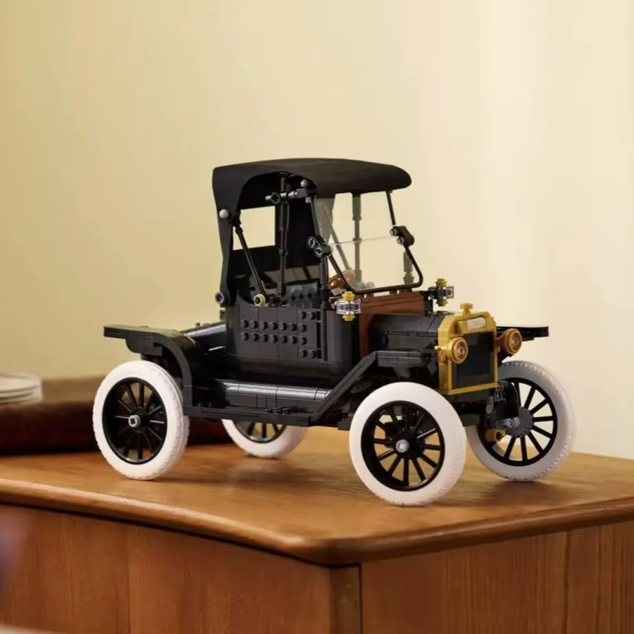 Hot Toys Ford T Modellauto, Baustein-Puzzle-Modell, 1.060 Teile - Bild 3