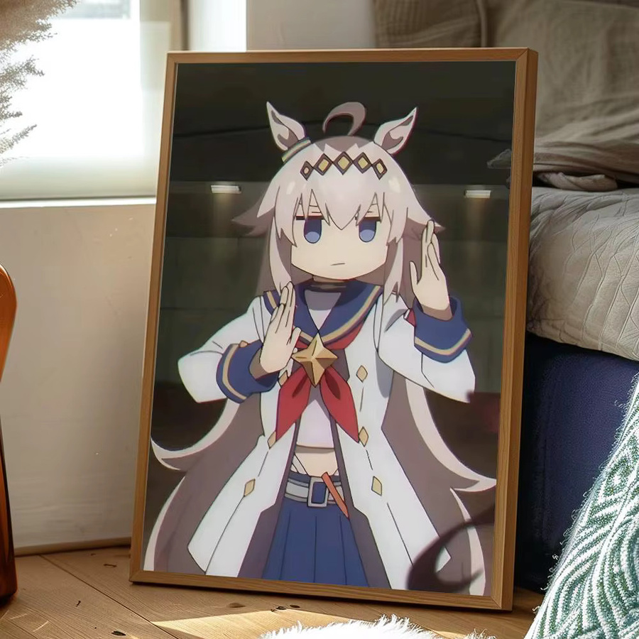 Selbstklebendes und wasserfestes Anime Poster Umamusume Pretty Derby Cinderella Gray Oguri Cap Verno Light in Mehrfarbig - Bild 3