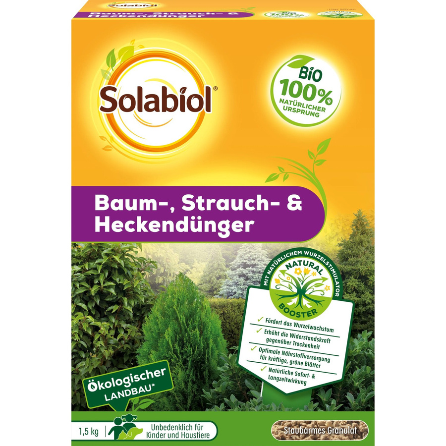 Solabiol Baum-, Strauch & Heckendünger, 1,5 kg - Bild 2