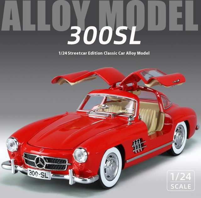 Maisto Benz 300SL 1936 Oldtimer, Modellauto, 1:24, mit Licht und Sound - Bild 1