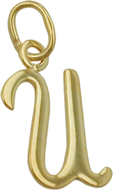 Paolo Renzo Buchstabenanhänger, 333 Gelbgold, 15x10mm, Unisex - Bild 1