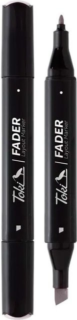 Toki Marker Fader Permanentmarker mit Keilspitze in 66 Farben Warm Grey WG6 - Bild 1