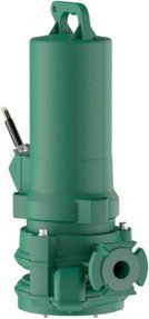 Wilo Schneidwerkpumpe Rexa PRO-S04- 228A/20T105X540/O, 10,5 kW, 400 V, Farbe: grün - Bild 1
