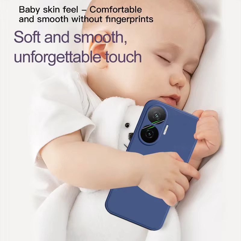 Original Flüssigkeit Silikon Schutzhülle für XIAOMI POCO F7 F6 F5 F4 Pro Ultra in Grün - Bild 4