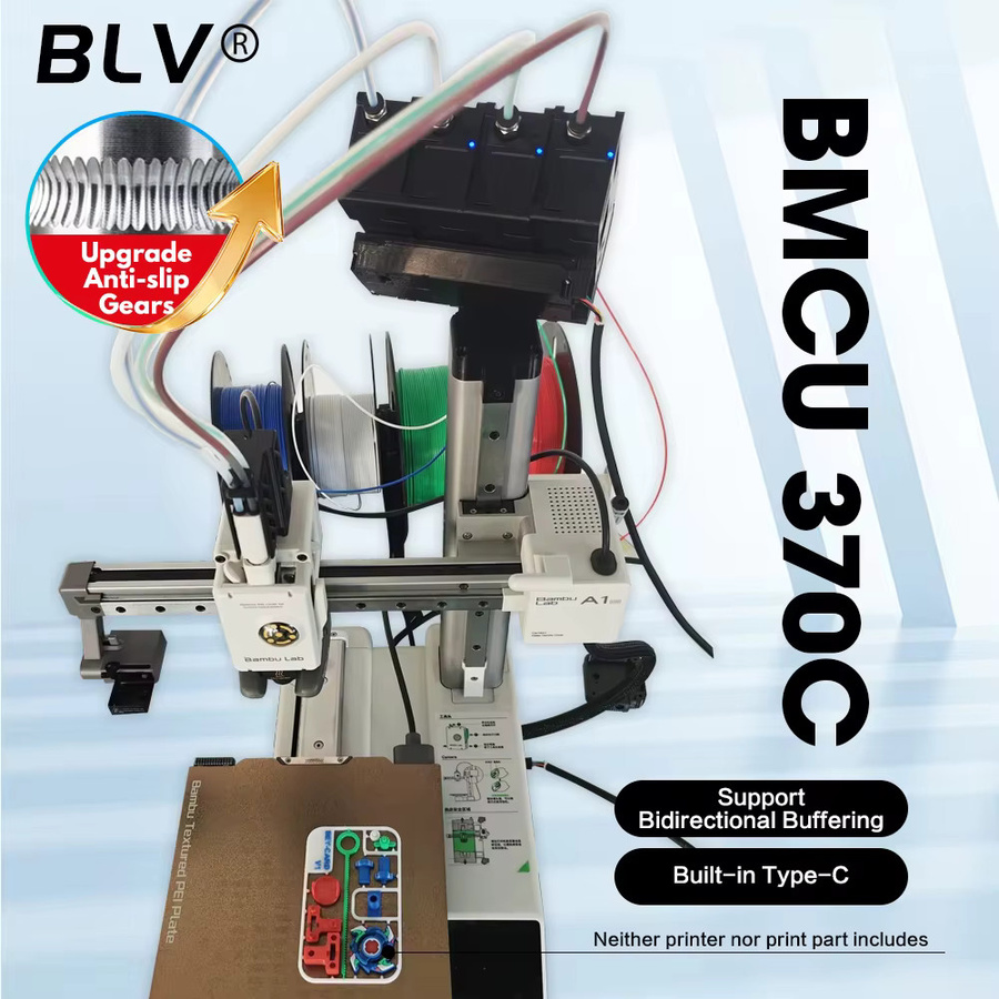 BLV BMCU 370C Open-Source AMS MMU Lösung für Bambu Lab A1 Mini mit Auto-Refill Funktion - Bild 2