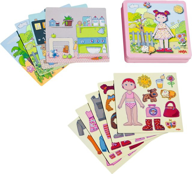 HABA Magnetspiel-Box Anziehpuppe Lilli ab 3 Jahren - Bild 1