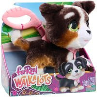 furReal Walks-A-Lot Bernadoodle Kuscheltier Hund in Schwarz, Weiß und Braun - Bild 1