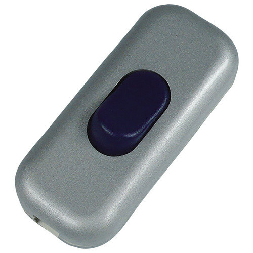 REV-Ritter Schnur-Zwischenschalter 1-polig aus Kunststoff in Silber/Blau - Bild 3