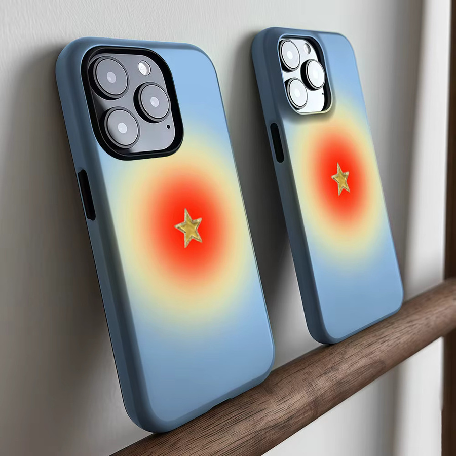 CaseLumi Matte Bumper Schutzhülle mit MagSafe für iPhone 17 16 15 14 13 Pro Max Aura Star Design aus hartem PC - Bild 2