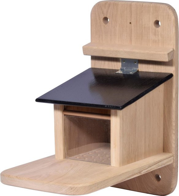 dobar Eichhörnchenfutterstation Premium Eiche Black Edition - Bild 1
