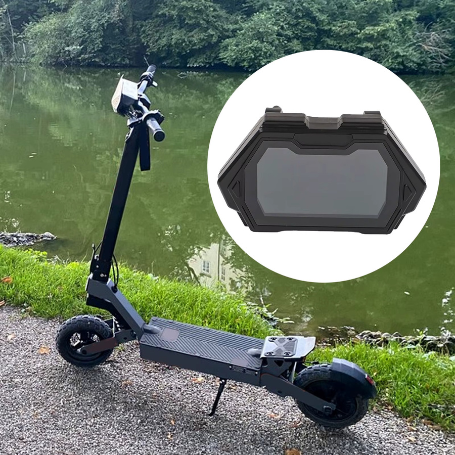 LCD-Anzeigefeld für Kukirin G2 Master Elektroroller in Schwarz zur Anzeige von Geschwindigkeit und Batteriestatus - Bild 3