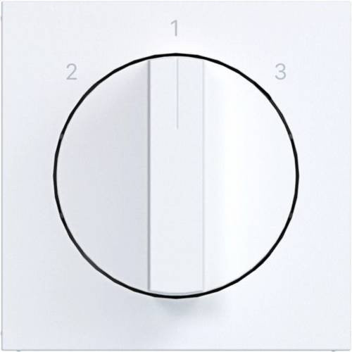 Hager Abdeckung für Dimmer in Lichtweiß matt WAF1316WM - Bild 1