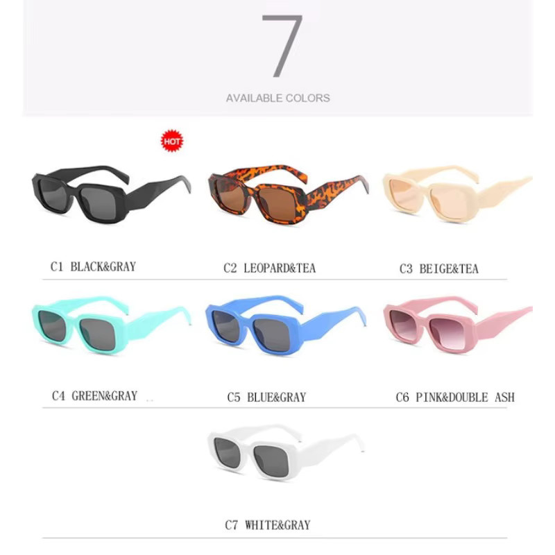 Samjune Sonnenbrille, quadratisch, Vollrand, Kunststoff, Unisex - Bild 5