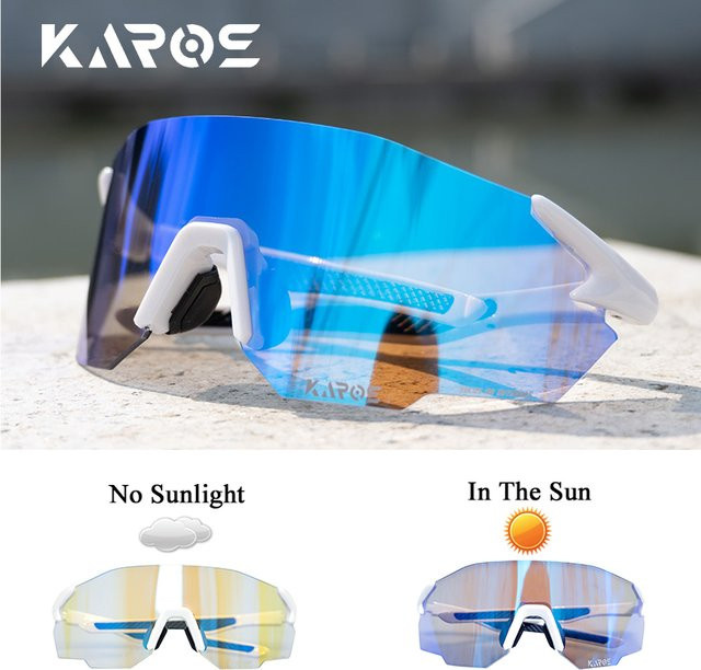 KAROS K01 Sportsonnenbrille, Photochrome, Unisex, Kunststoff - Bild 1