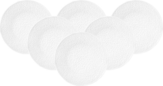 Seltmann Weiden Frühstücksteller Nori Home Dessertteller Weiß 6er Set Durchmesser: 21,5 cm - Bild 1