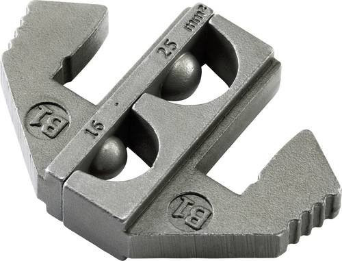 TOOLCRAFT PLE-0B1 Crimp-Einsätze Unisolierte Kabelschuhe Grau für TOOLCRAFT PZ-500 Quetschbereich 16 bis 25mm² - Bild 1