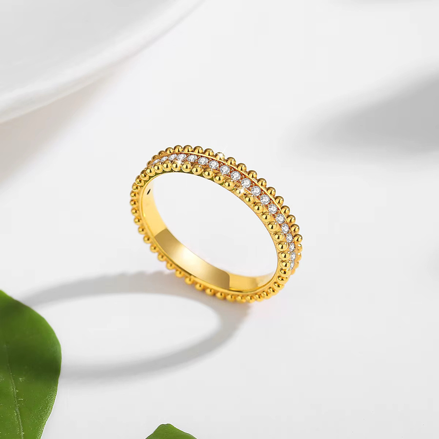 szjinao Moissanit-Ring, 750 Weißgold, Damen - Bild 2