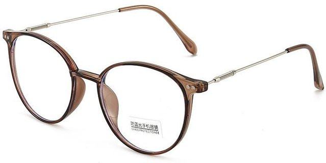 Vogue Sportsonnenbrille, Vollrand, Rund, Kunststoff, Braun, Damen - Bild 1