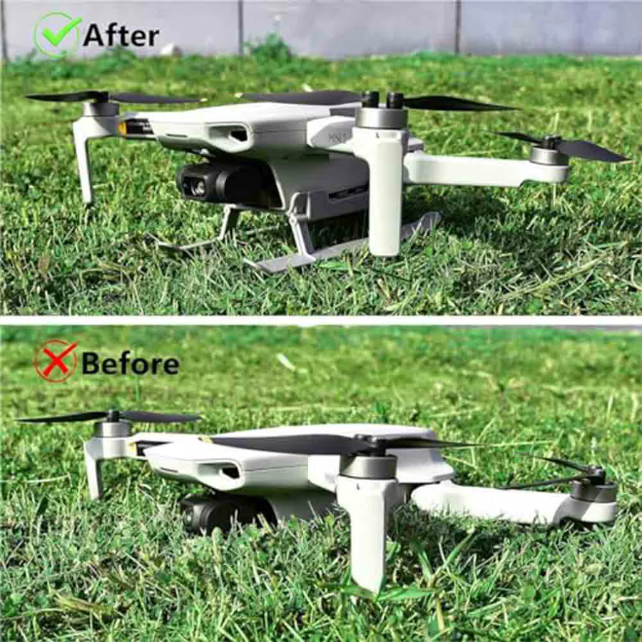 DJI Mini 4K Fahrwerksschutz Extender mit verlängerten Beinen zur Erweiterung des Fußständers - Bild 3