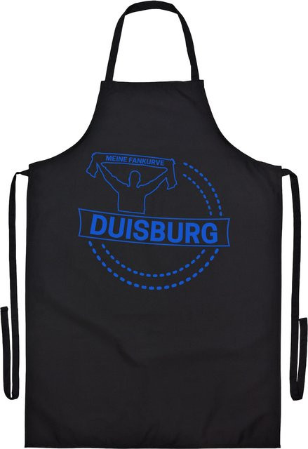Grillschürze multifanshop Duisburg Meine Fankurve in Blau - Bild 1