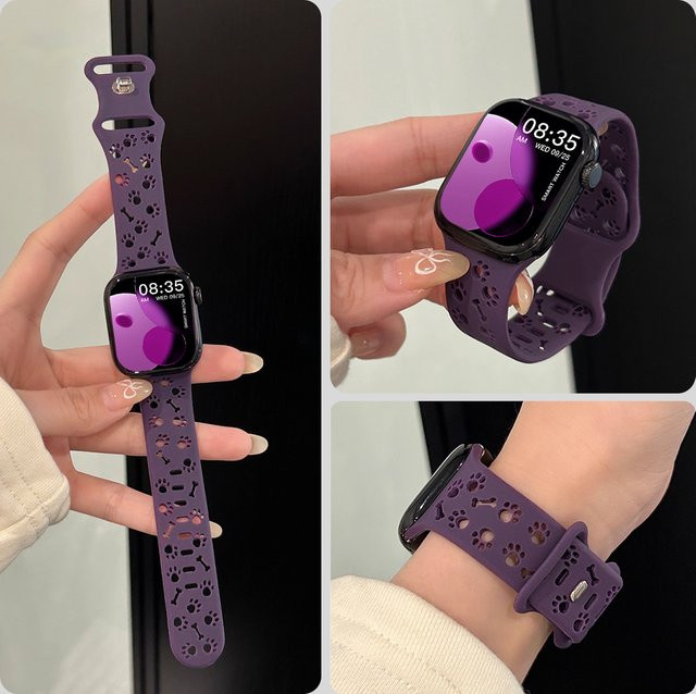 Sport-Silikonarmband für Apple Watch, Silikon, Unisex - Bild 1