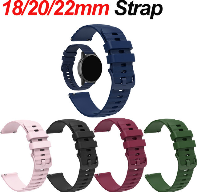 Uhrenarmband Silikon, Bunt, Unisex - Bild 1