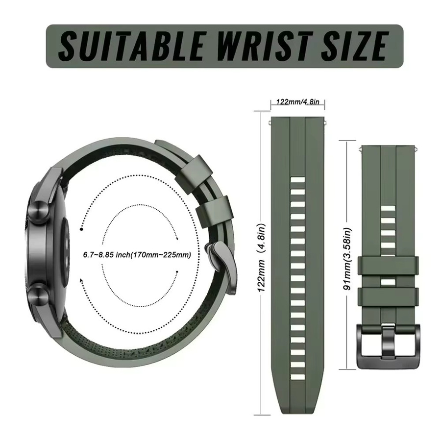 VATMENS Uhrenarmband Silikon, Unisex - Bild 2