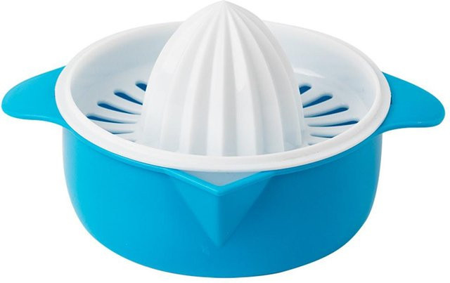 Binchi Outdoor Equipment Manuelle Zitruspresse in Blau für Orangen und Zitronen - Bild 1