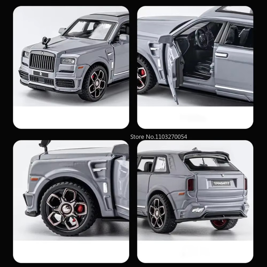 RMZ city Rolls-Royce Cullinan M4, Miniatur Auto Modell, 1:36, Metall, mit Licht und Sound - Bild 4