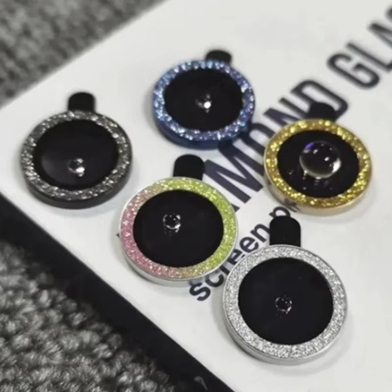 Diamant-Objektivschutzglas für Samsung Galaxy S26 Edge S25 Ultra S26 S24 S25 S23 Plus mit Metallobjektivring in Gold oder Silber - Bild 6