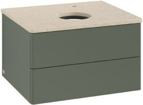 V&B Waschtischunterschrank Antao ohne Frontstruktur in Lacquer, B/T/H: 60 x 36 x 50 cm - Bild 1