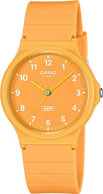 Casio Analoguhr, Quarz, Kunststoff, Orange, 35 mm, Herren - Bild 1