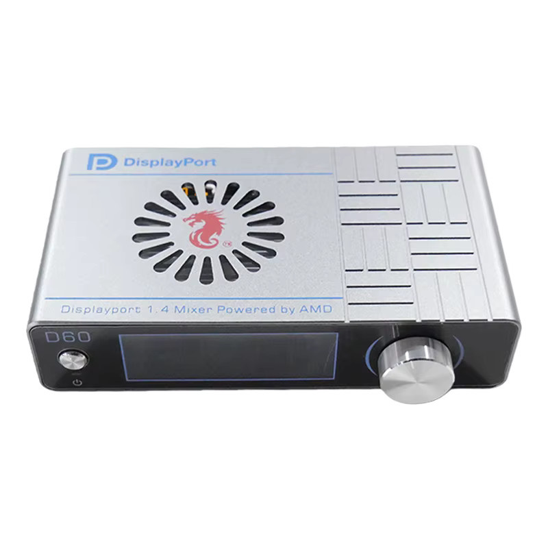 DMA D60 4K Fuser Adaptive Video Overlay Box Display Videoprozessor in Silber - Bild 3